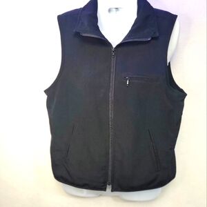 Haley Reserve Golf Vest Women's Size Small Black Zipper Front Breathable Lining